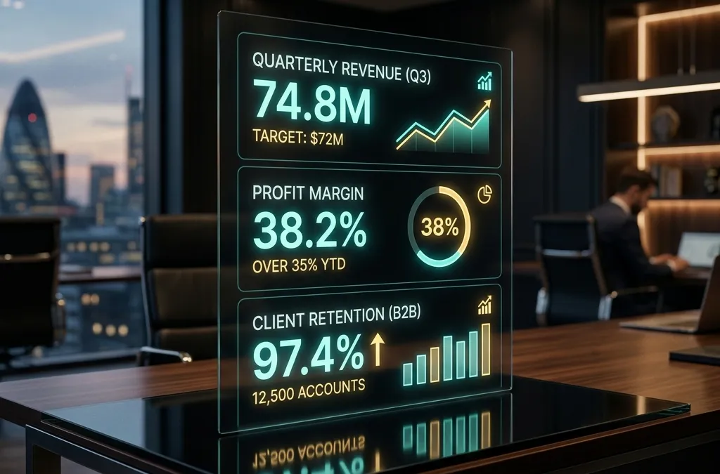 Dashboarding B2B : Les 3 seuls KPIs que le PDG devrait regarder